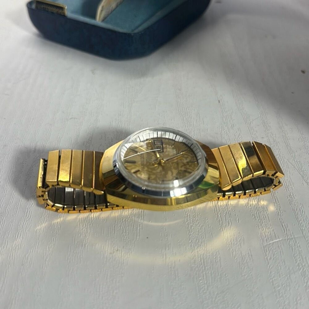 Working Vintage Remington Electra 17 Gold Wristwatch Lifetime Mainspring - Picture 7 of 10
